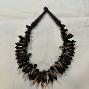 EK Thongprasert Black Silver Necklace